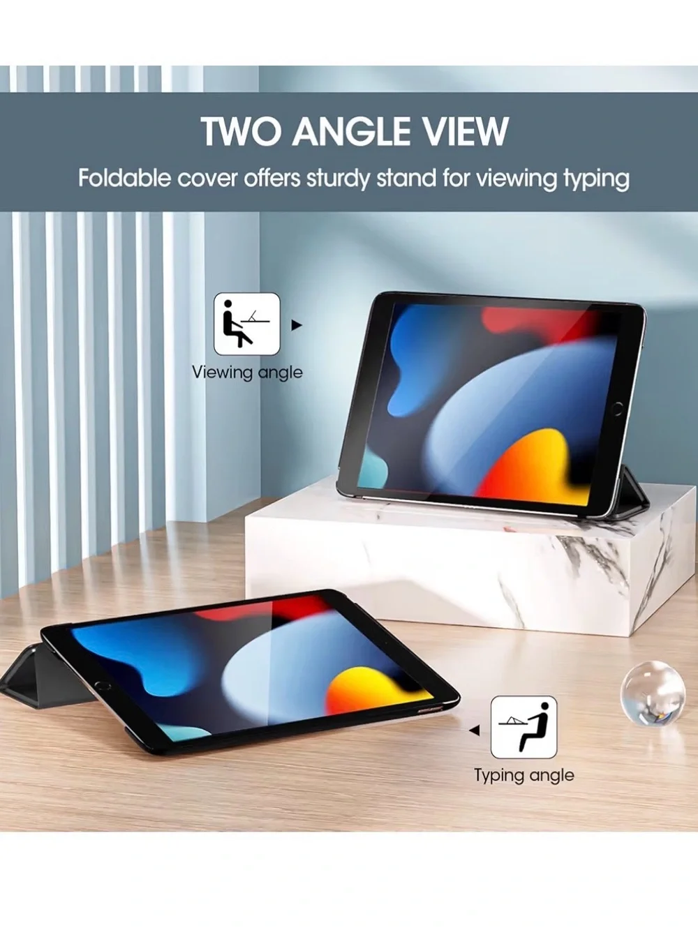 NEW ProCase iPad 9th/8th/7th Gen 10.2 Inch Slim Cover Translucent Hard Shell